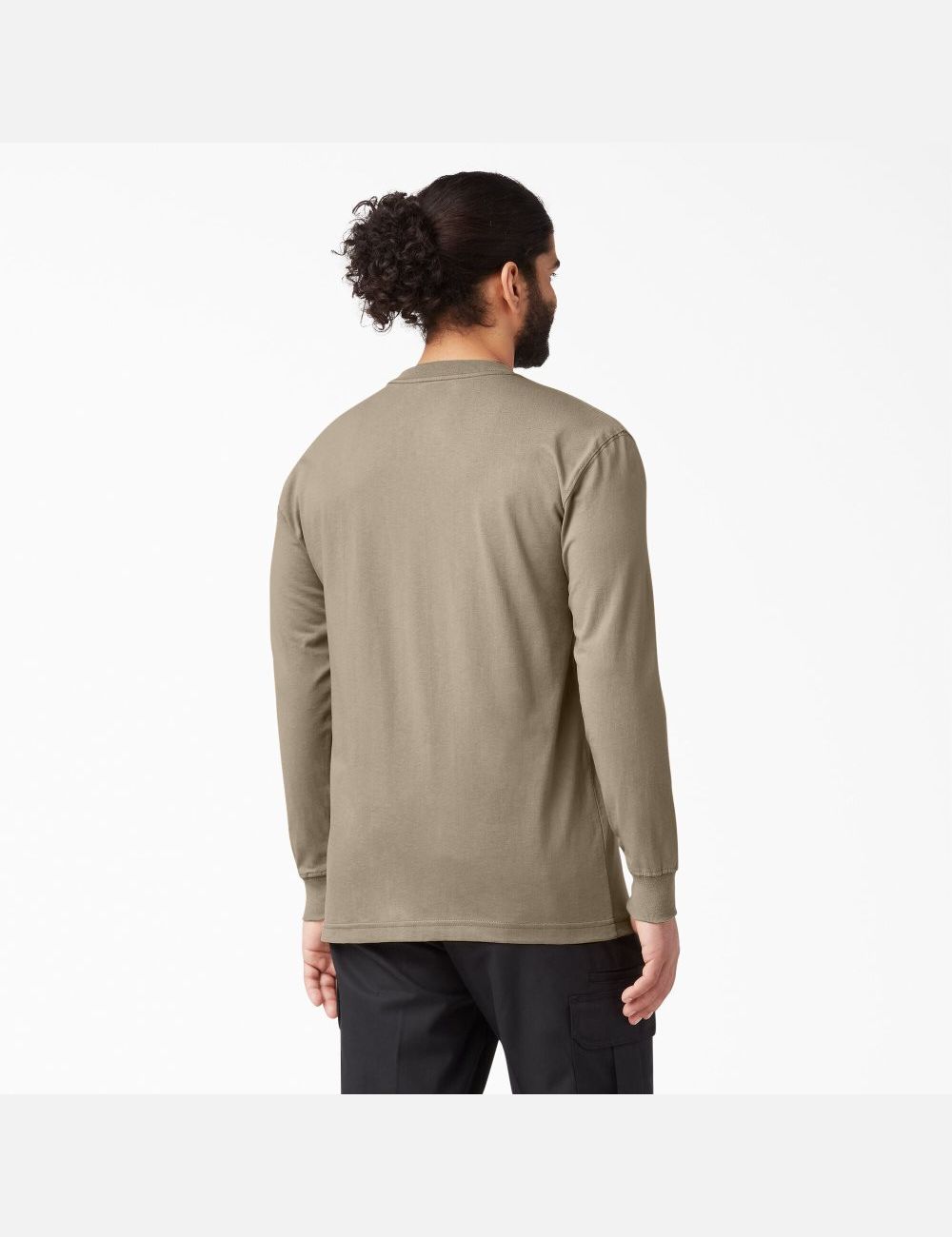 Hauts Dickies Heavyweight Crew Neck T-Shirt Marron | 035ZRVEFI