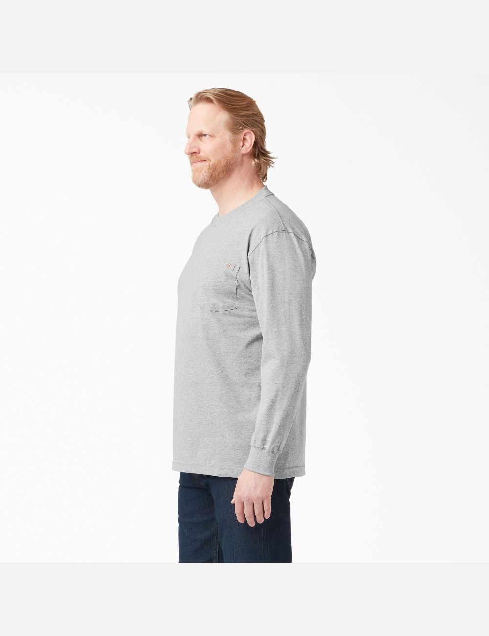 Hauts Dickies Heavyweight Crew Neck T-Shirt Grise | 189NWPMAU