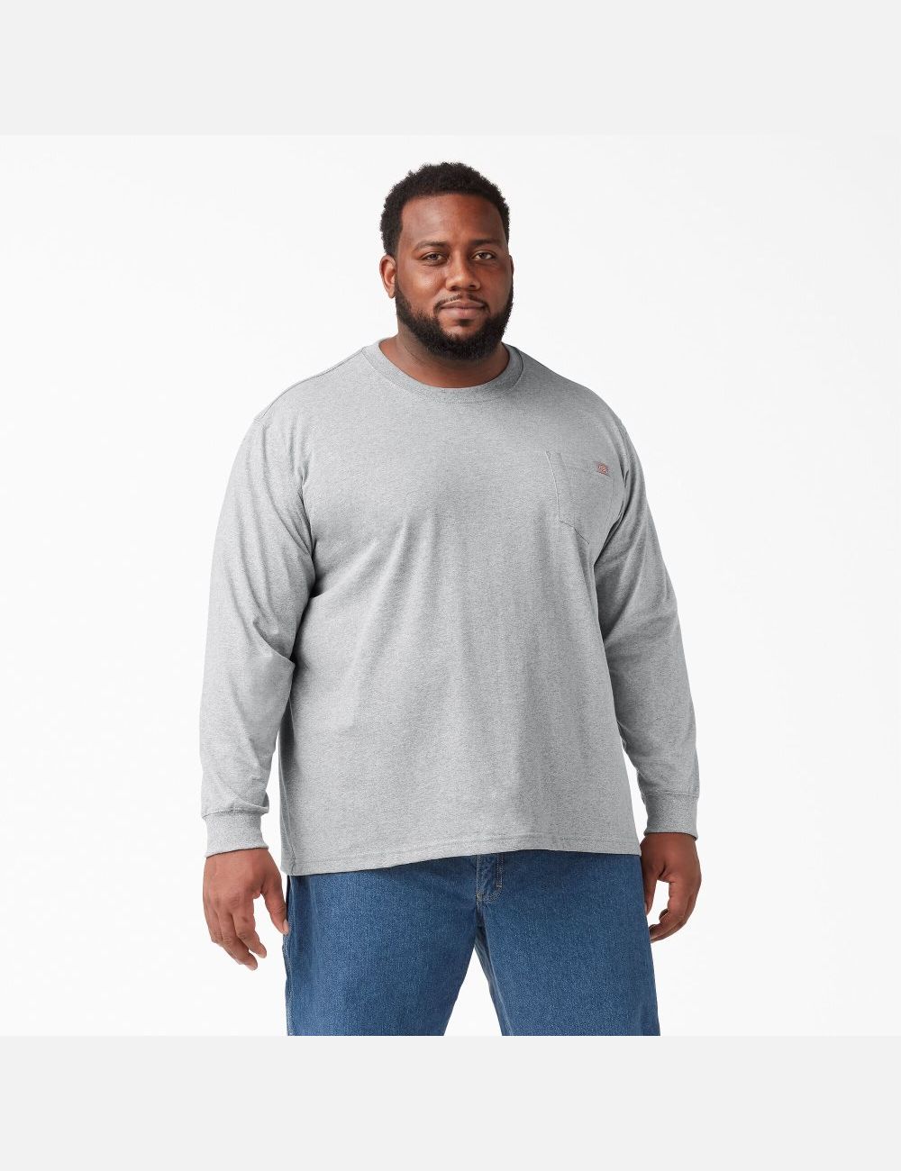 Hauts Dickies Heavyweight Crew Neck T-Shirt Grise | 189NWPMAU