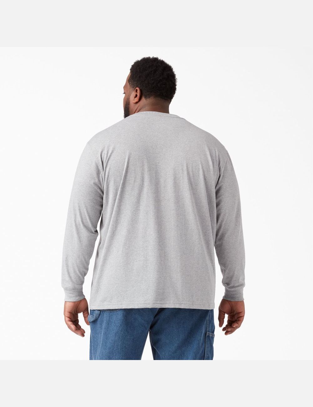 Hauts Dickies Heavyweight Crew Neck T-Shirt Grise | 189NWPMAU