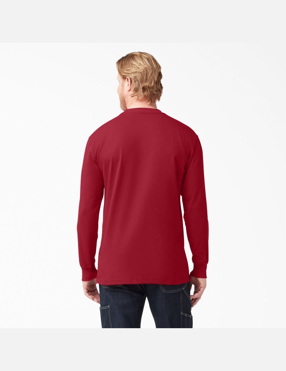 Hauts Dickies Heavyweight Crew Neck T-Shirt Rouge | 320DOMTPH