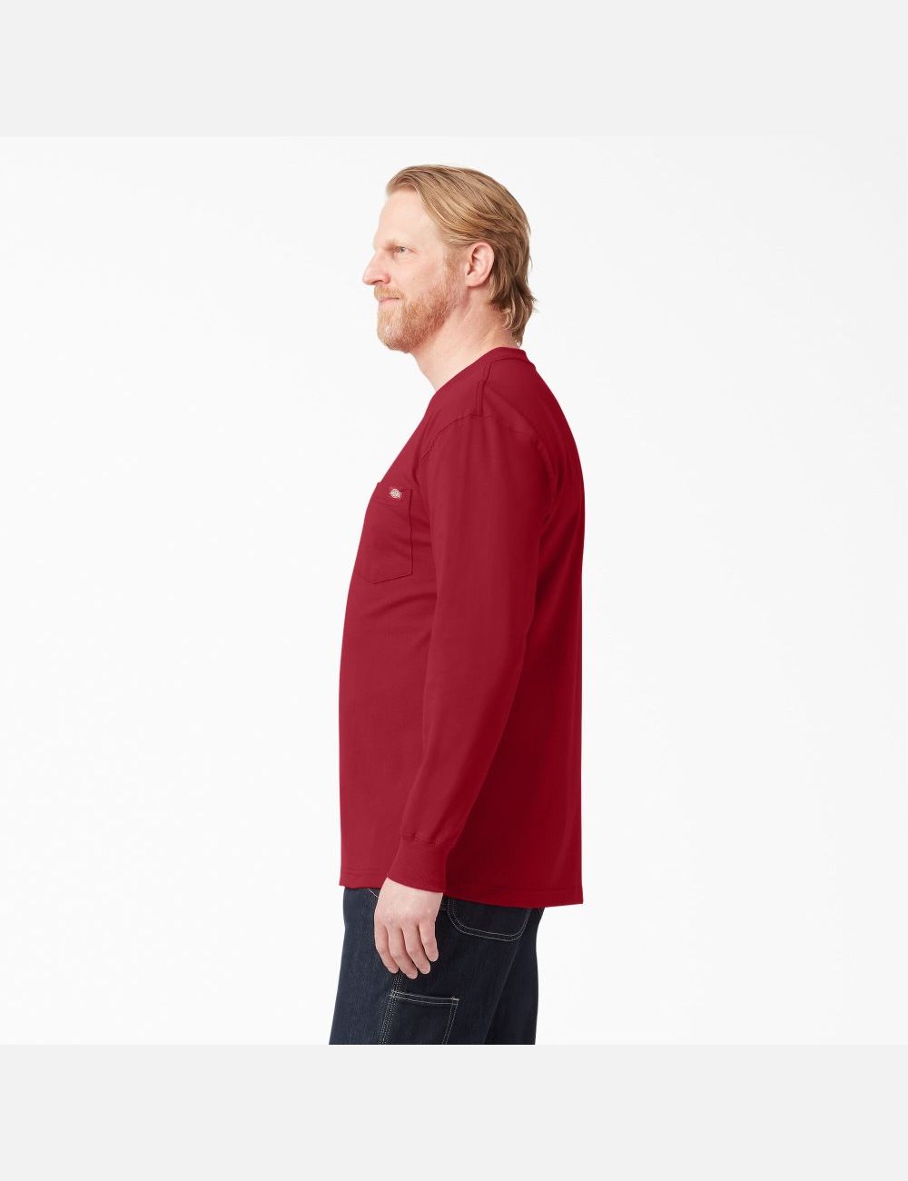 Hauts Dickies Heavyweight Crew Neck T-Shirt Rouge | 320DOMTPH