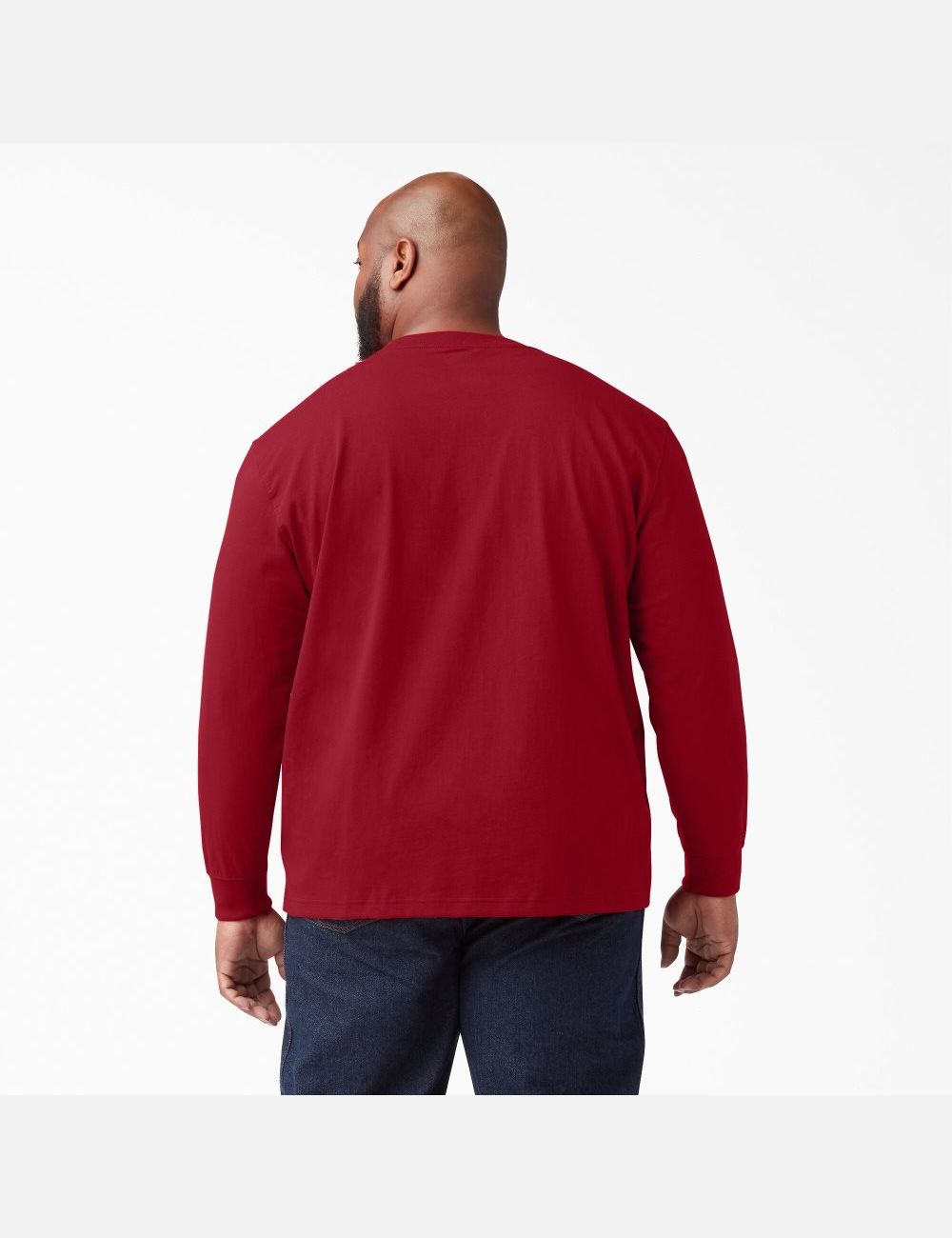 Hauts Dickies Heavyweight Crew Neck T-Shirt Rouge | 320DOMTPH