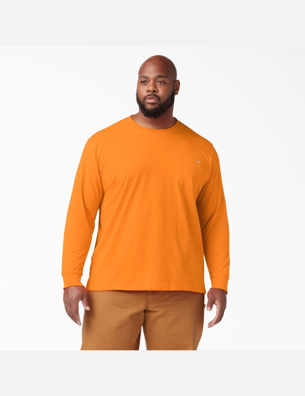 Hauts Dickies Heavyweight Crew Neck T-Shirt Orange | 361HEQSYA