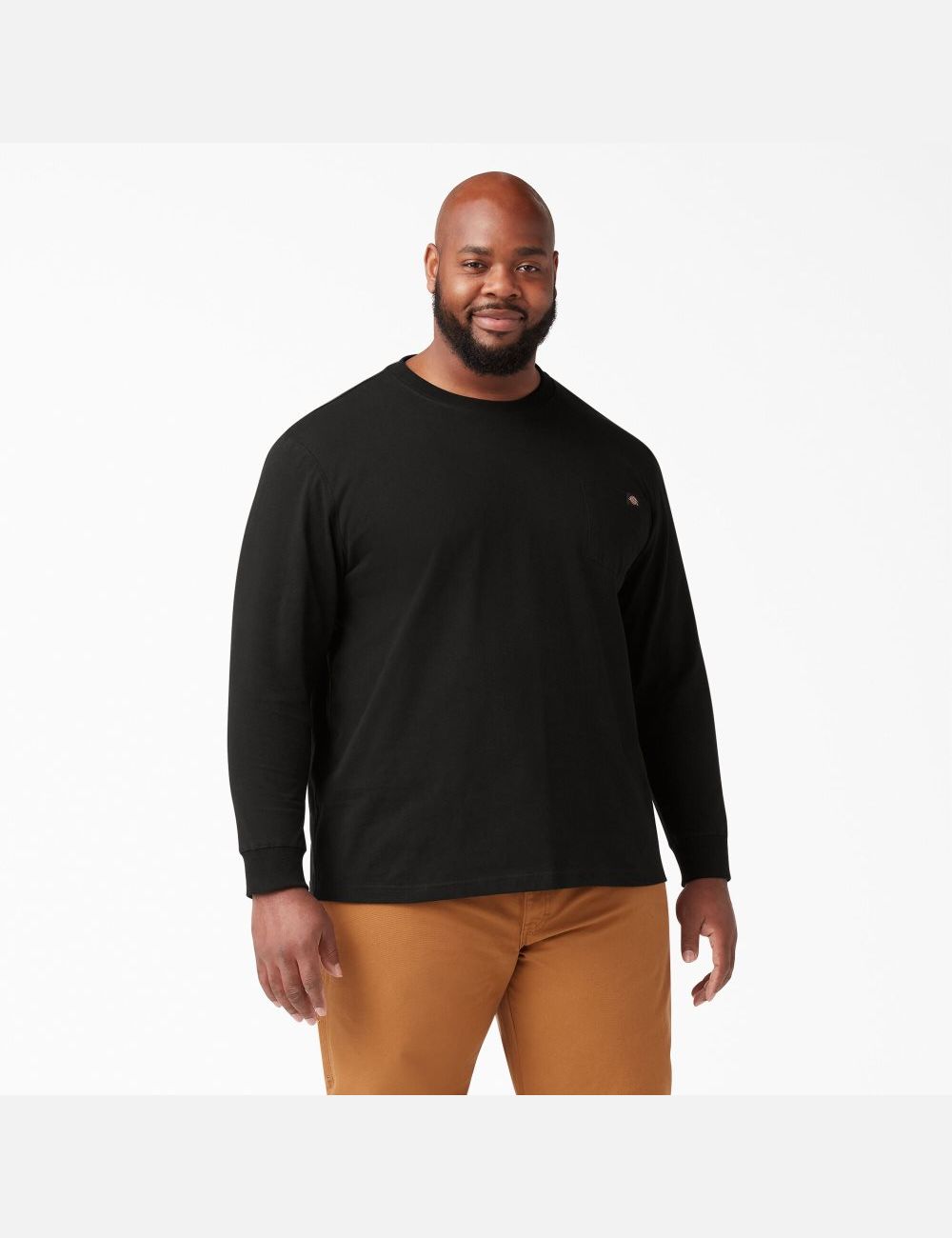 Hauts Dickies Heavyweight Crew Neck T-Shirt Noir | 495QLWCUB