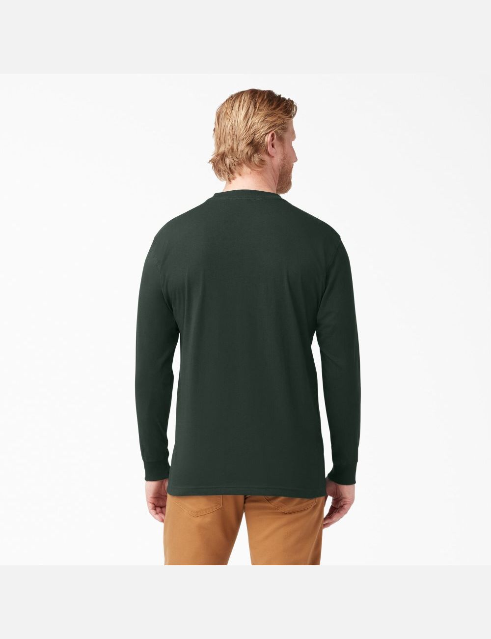 Hauts Dickies Heavyweight Crew Neck T-Shirt Vert | 506RAFOGE