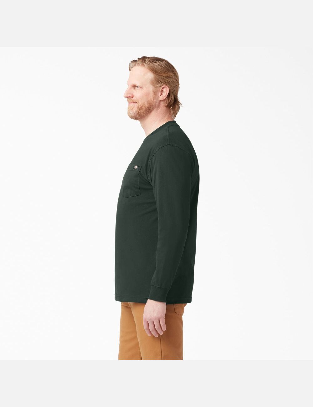 Hauts Dickies Heavyweight Crew Neck T-Shirt Vert | 506RAFOGE