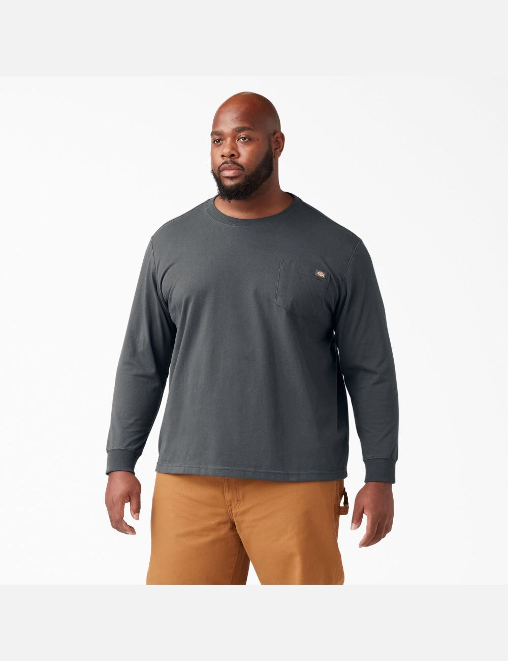 Hauts Dickies Heavyweight Crew Neck T-Shirt Grise | 650YQSNZI