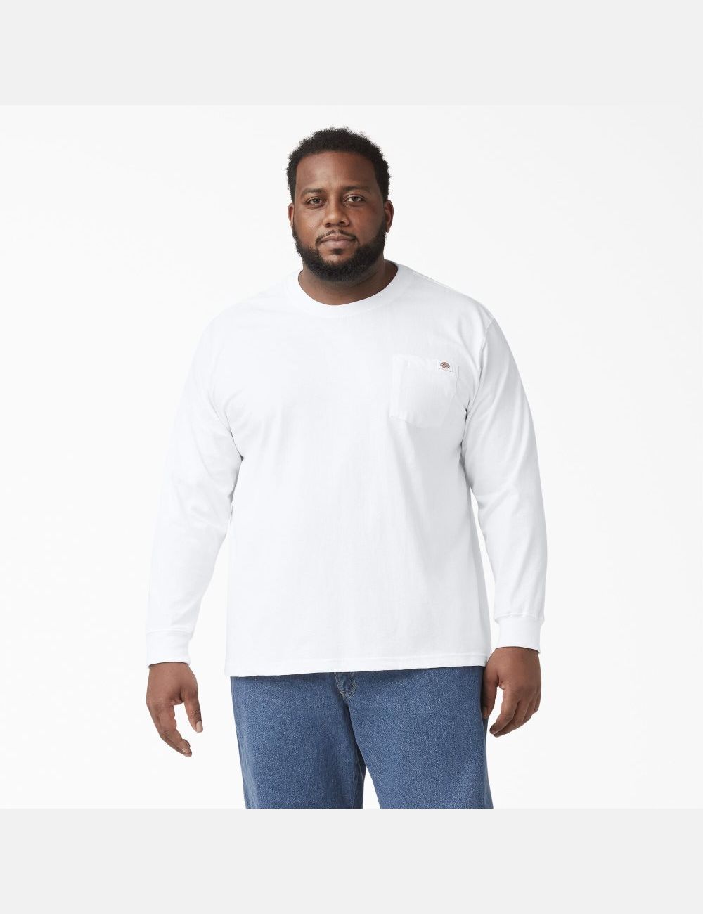 Hauts Dickies Heavyweight Crew Neck T-Shirt Blanche | 807AEKWLS