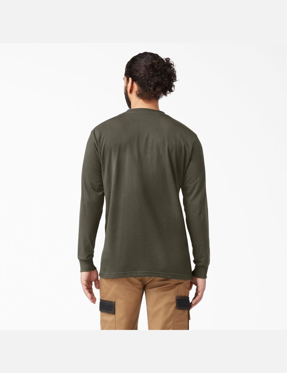 Hauts Dickies Heavyweight Crew Neck T-Shirt Vert | 938DCRUTM