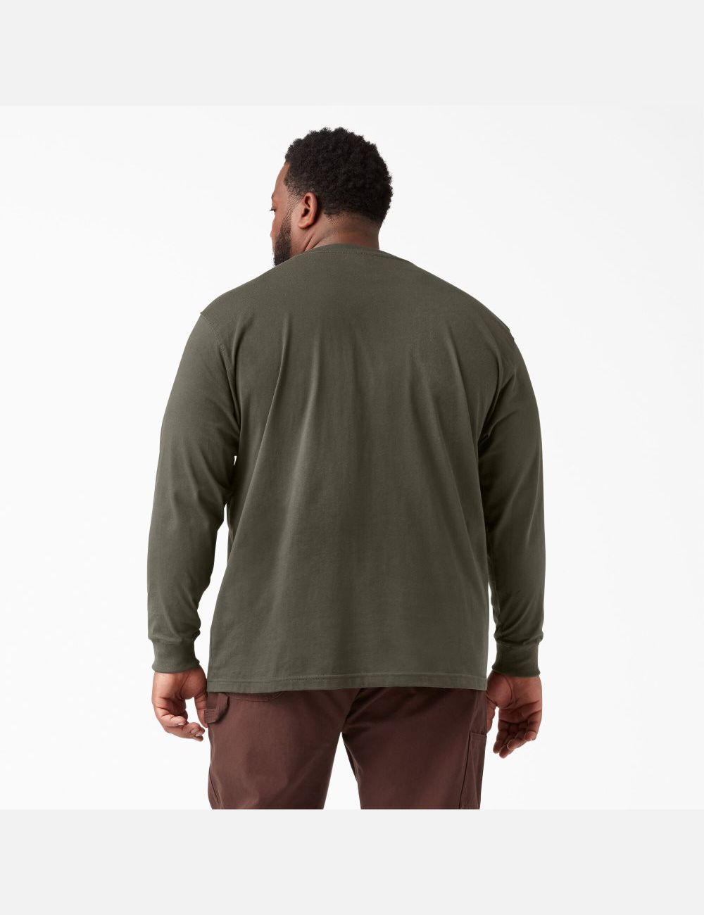 Hauts Dickies Heavyweight Crew Neck T-Shirt Vert | 938DCRUTM