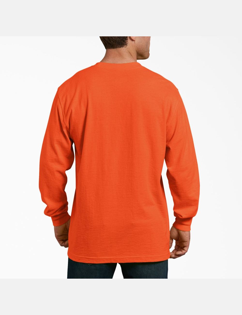 Hauts Dickies Heavyweight Neon Crew Neck T-Shirt Orange Clair | 841ECIZGX