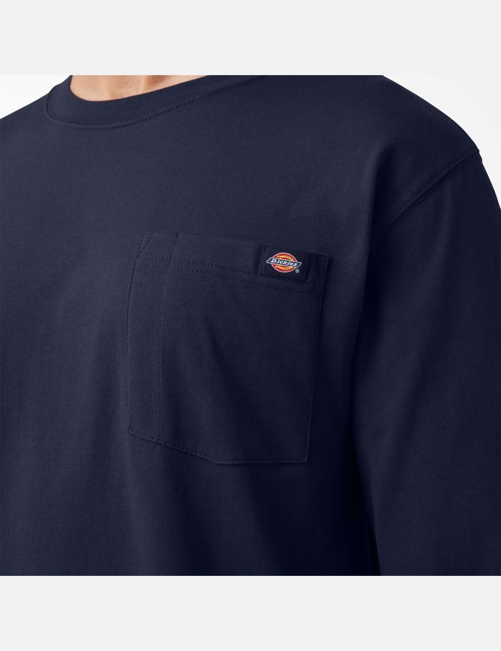 Hauts Dickies Logo Graphique T-Shirt Bleu Marine | 120DSNCKL