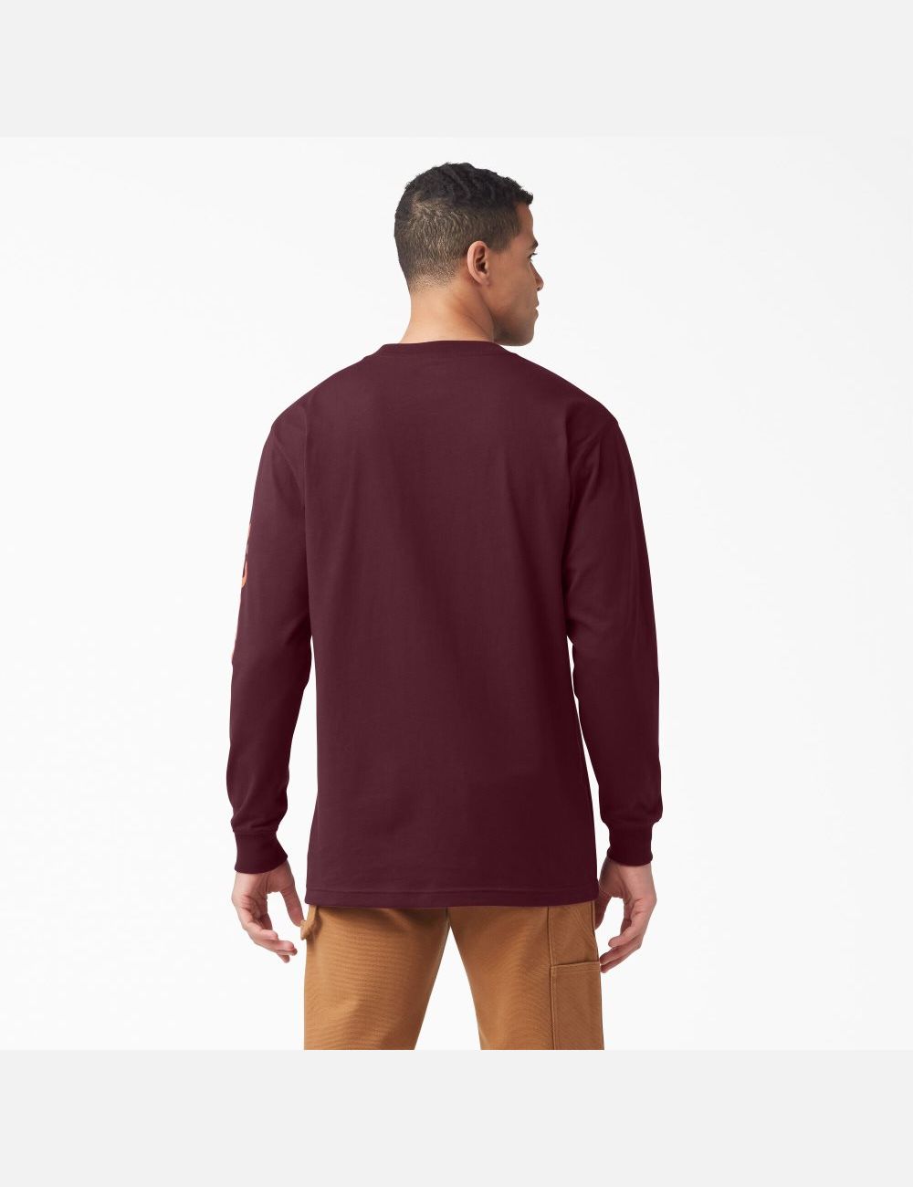 Hauts Dickies Logo Graphique T-Shirt Bordeaux | 358PDNVIJ