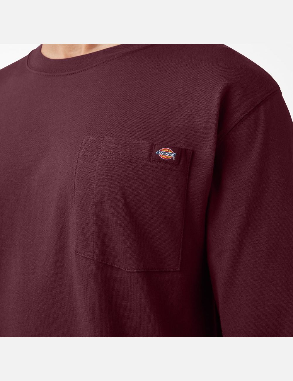 Hauts Dickies Logo Graphique T-Shirt Bordeaux | 358PDNVIJ