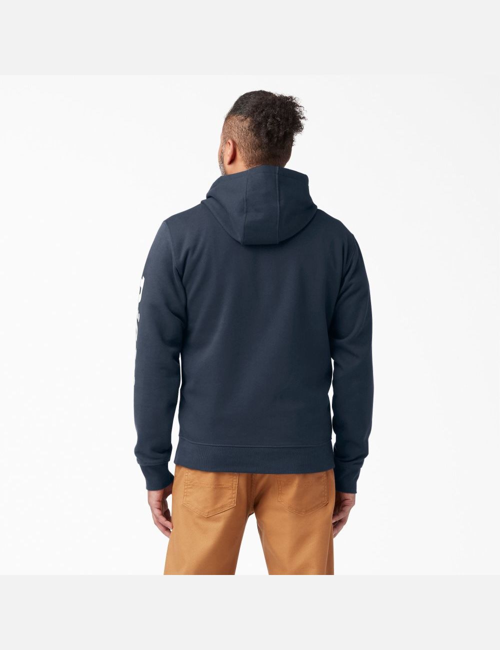 Hauts Dickies Logo Sleeve Fleece Bleu Marine | 819BHWSLM