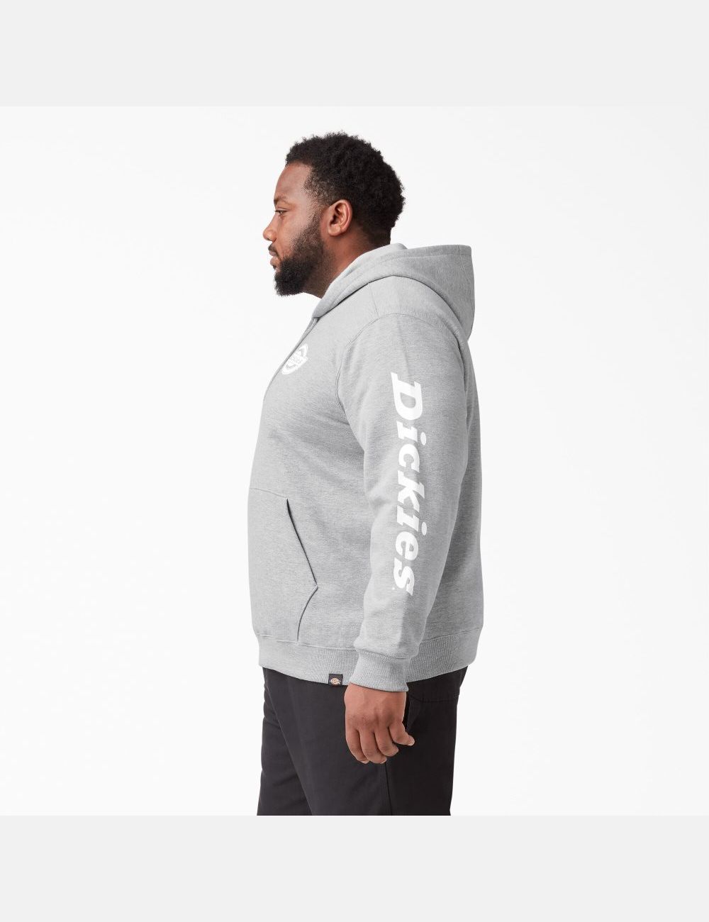 Hauts Dickies Logo Sleeve Fleece Grise | 859TSNUGZ