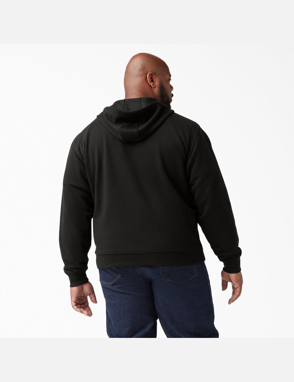 Hauts Dickies Midweight Fleece Zip Noir | 147ZBDQMU