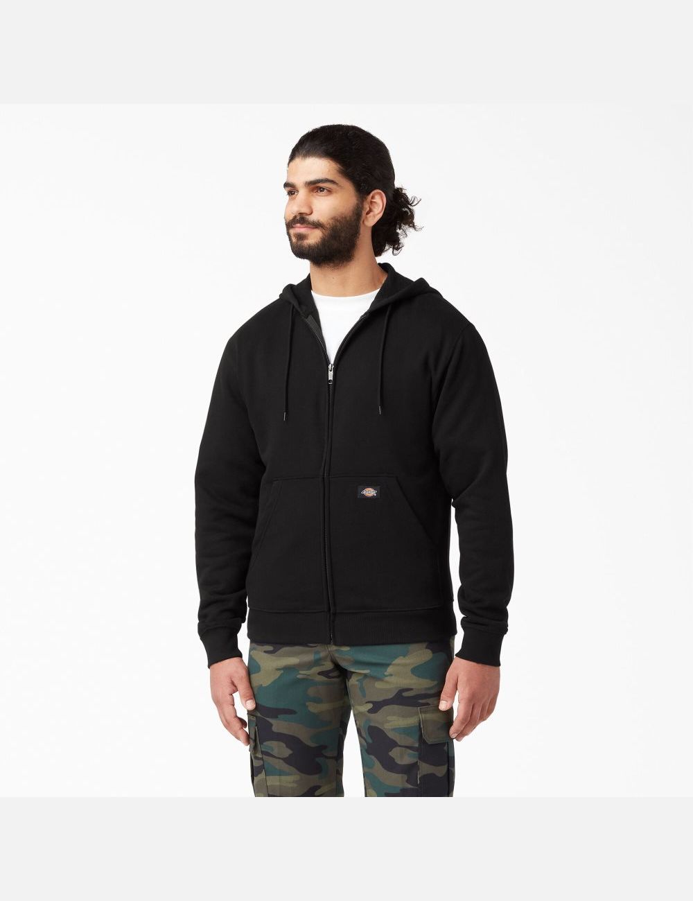 Hauts Dickies Midweight Fleece Zip Noir | 147ZBDQMU