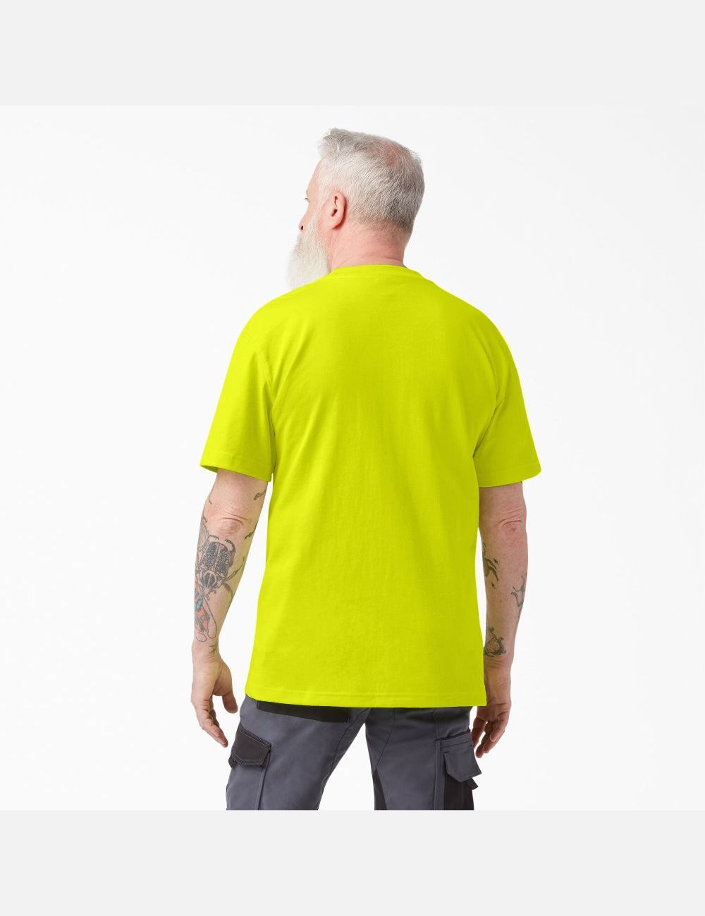 Hauts Dickies Neon Corta Sleeve Heavyweight Jaune Clair | 301GKTNMP