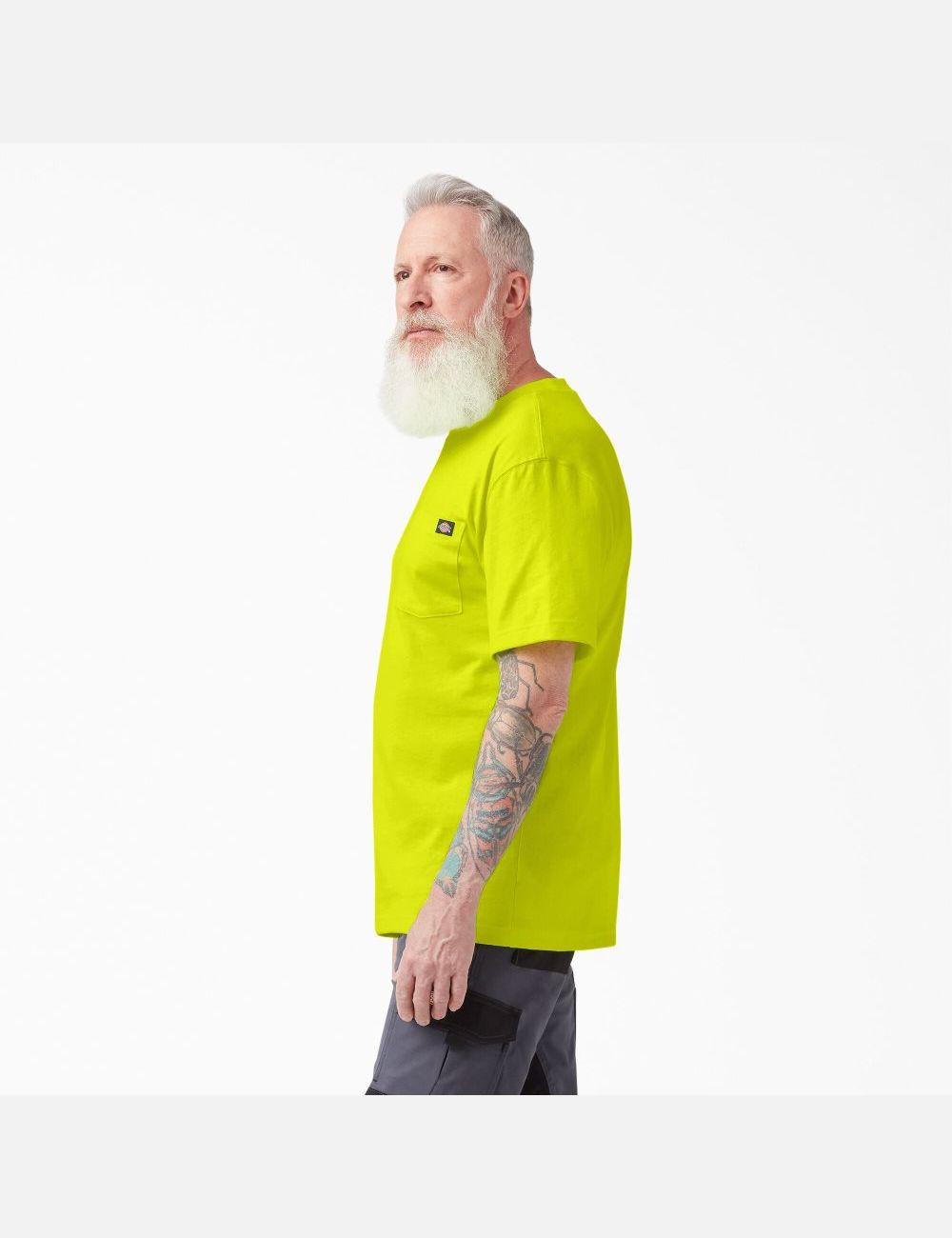 Hauts Dickies Neon Corta Sleeve Heavyweight Jaune Clair | 301GKTNMP