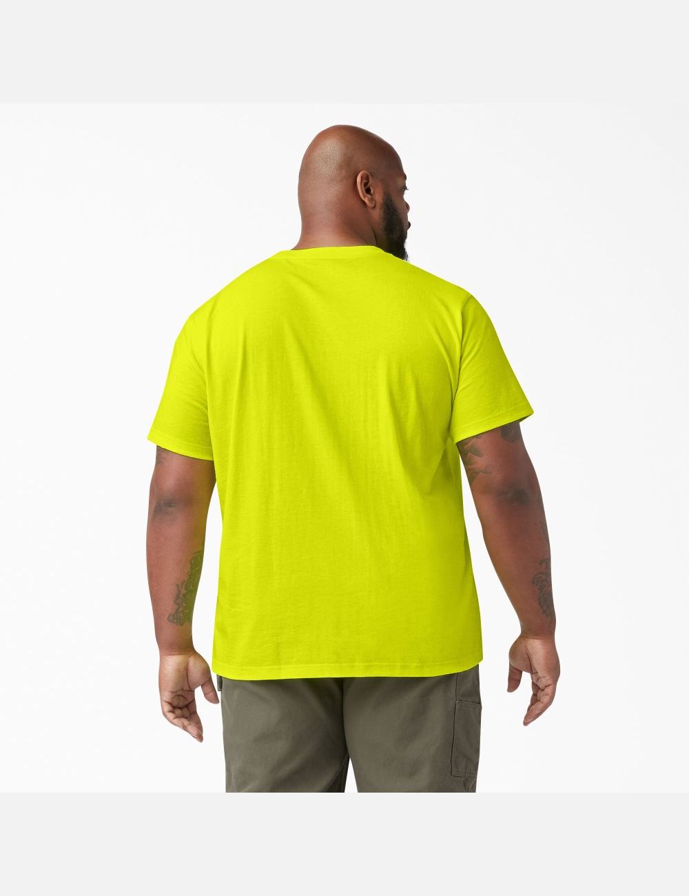 Hauts Dickies Neon Corta Sleeve Heavyweight Jaune Clair | 301GKTNMP