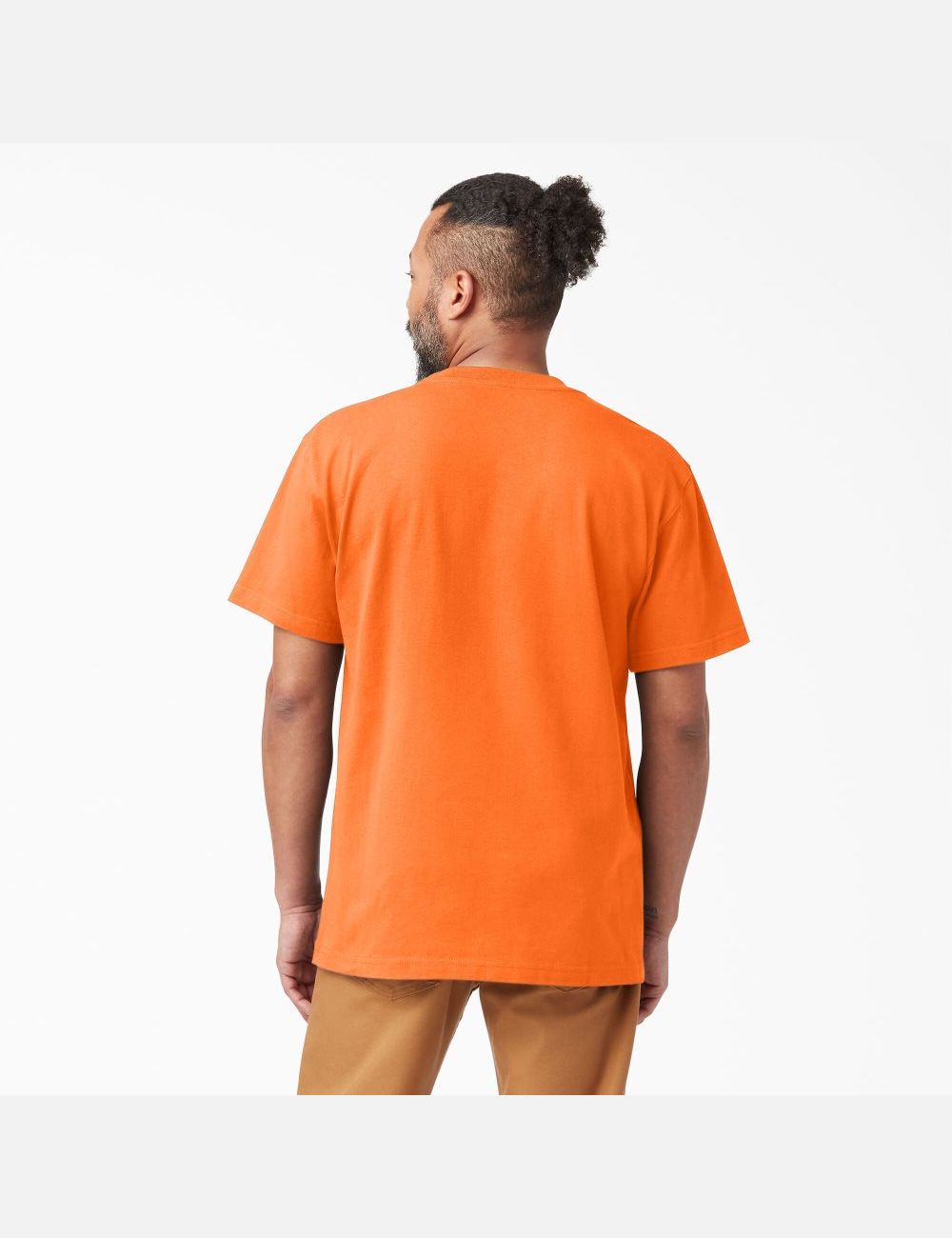 Hauts Dickies Neon Corta Sleeve Heavyweight Orange Clair | 904HFWQDG