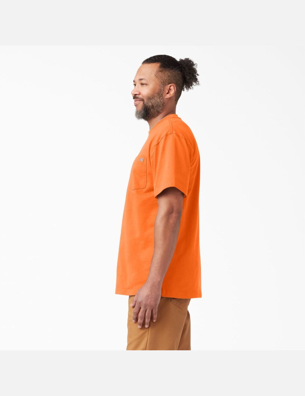 Hauts Dickies Neon Corta Sleeve Heavyweight Orange Clair | 904HFWQDG