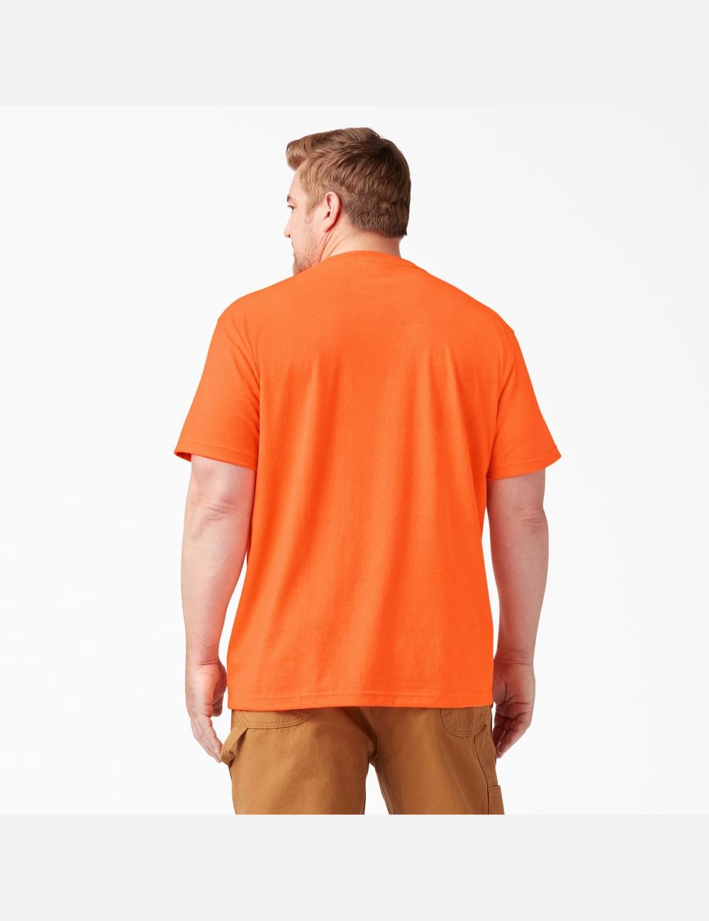 Hauts Dickies Neon Corta Sleeve Heavyweight Orange Clair | 904HFWQDG