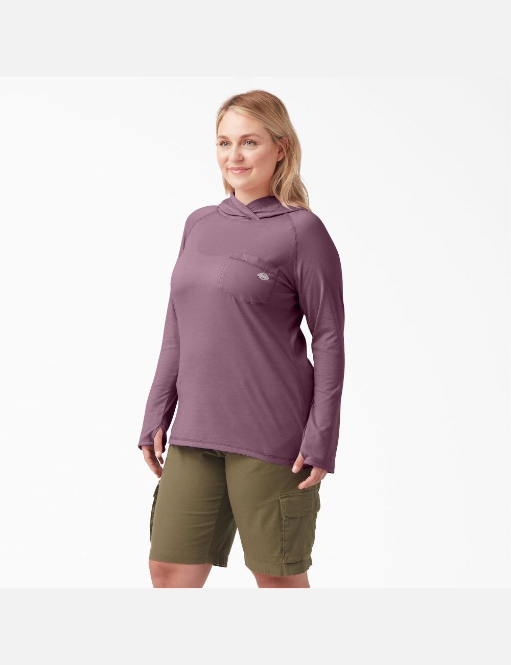 Hauts Dickies Plus Cooling Performance Sun Violette Grise | 541ATEUVQ