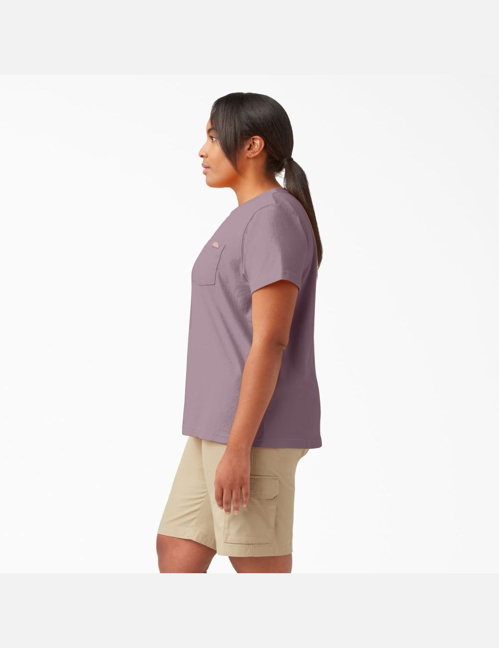 Hauts Dickies Plus Heavyweight Corta Sleeve Violette | 149CBJIVA