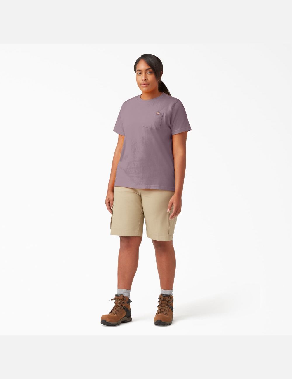 Hauts Dickies Plus Heavyweight Corta Sleeve Violette | 149CBJIVA