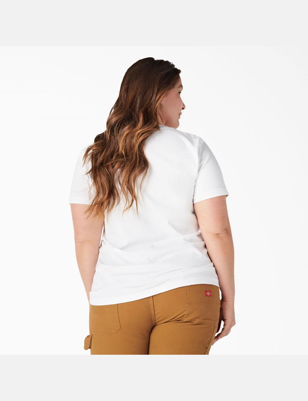 Hauts Dickies Plus Heavyweight Corta Sleeve Blanche | 150LIWEAY