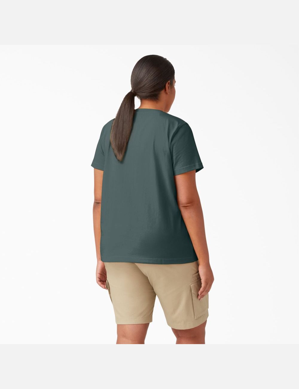 Hauts Dickies Plus Heavyweight Corta Sleeve Vert | 954WYNGTC