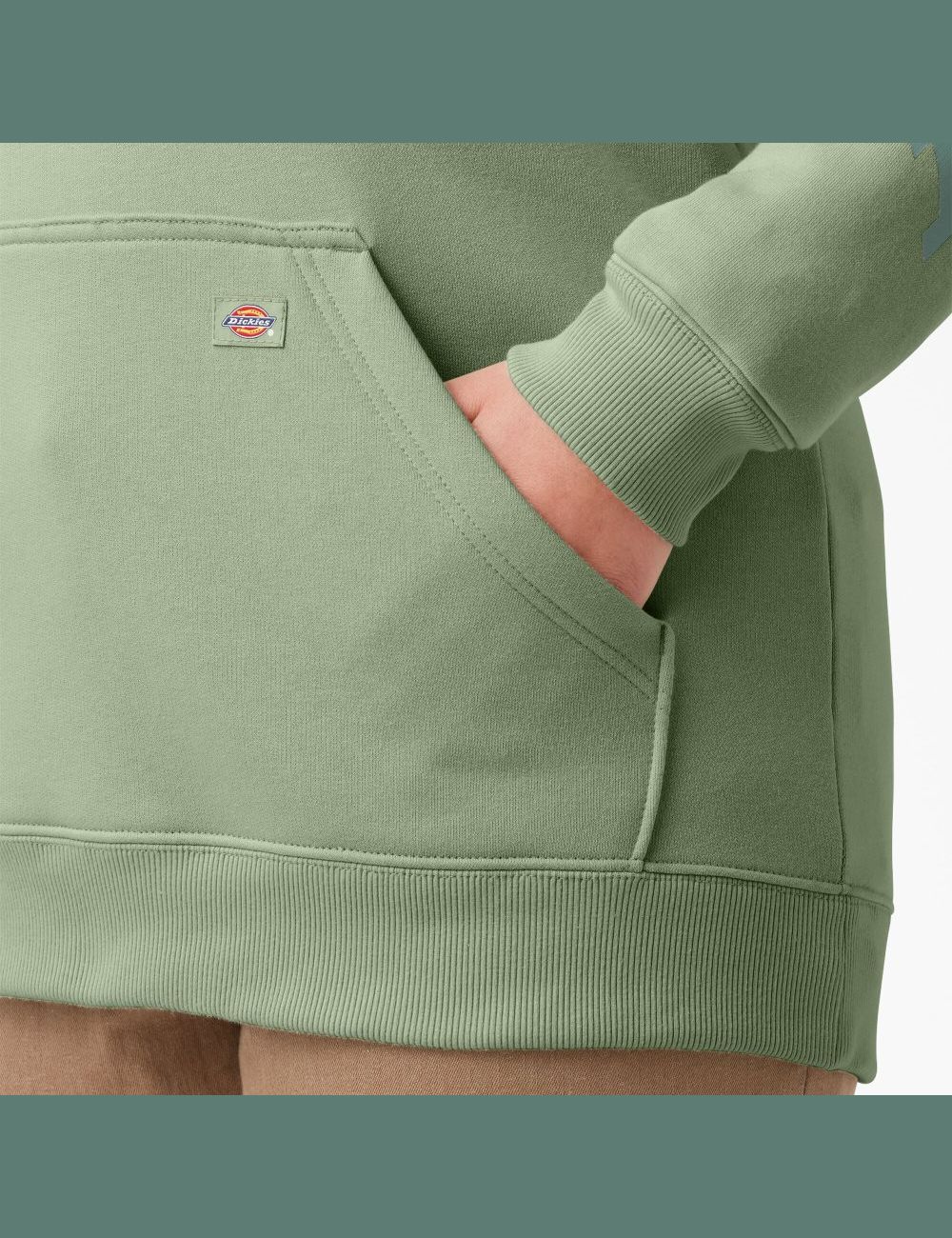 Hauts Dickies Plus Heavyweight Logo Sleeve Vert | 253ZIBPMH