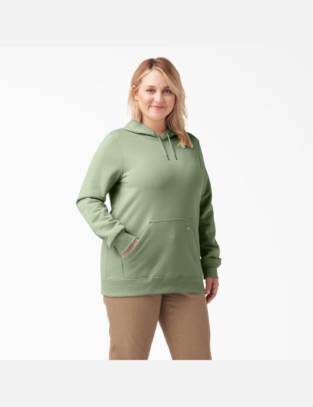 Hauts Dickies Plus Heavyweight Logo Sleeve Vert | 253ZIBPMH