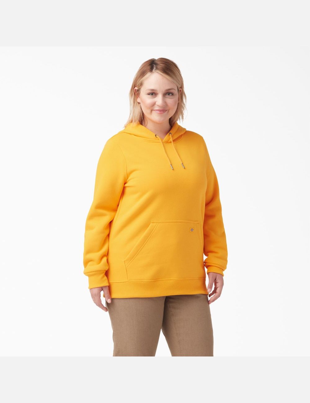 Hauts Dickies Plus Heavyweight Logo Sleeve Jaune | 435KCURAO