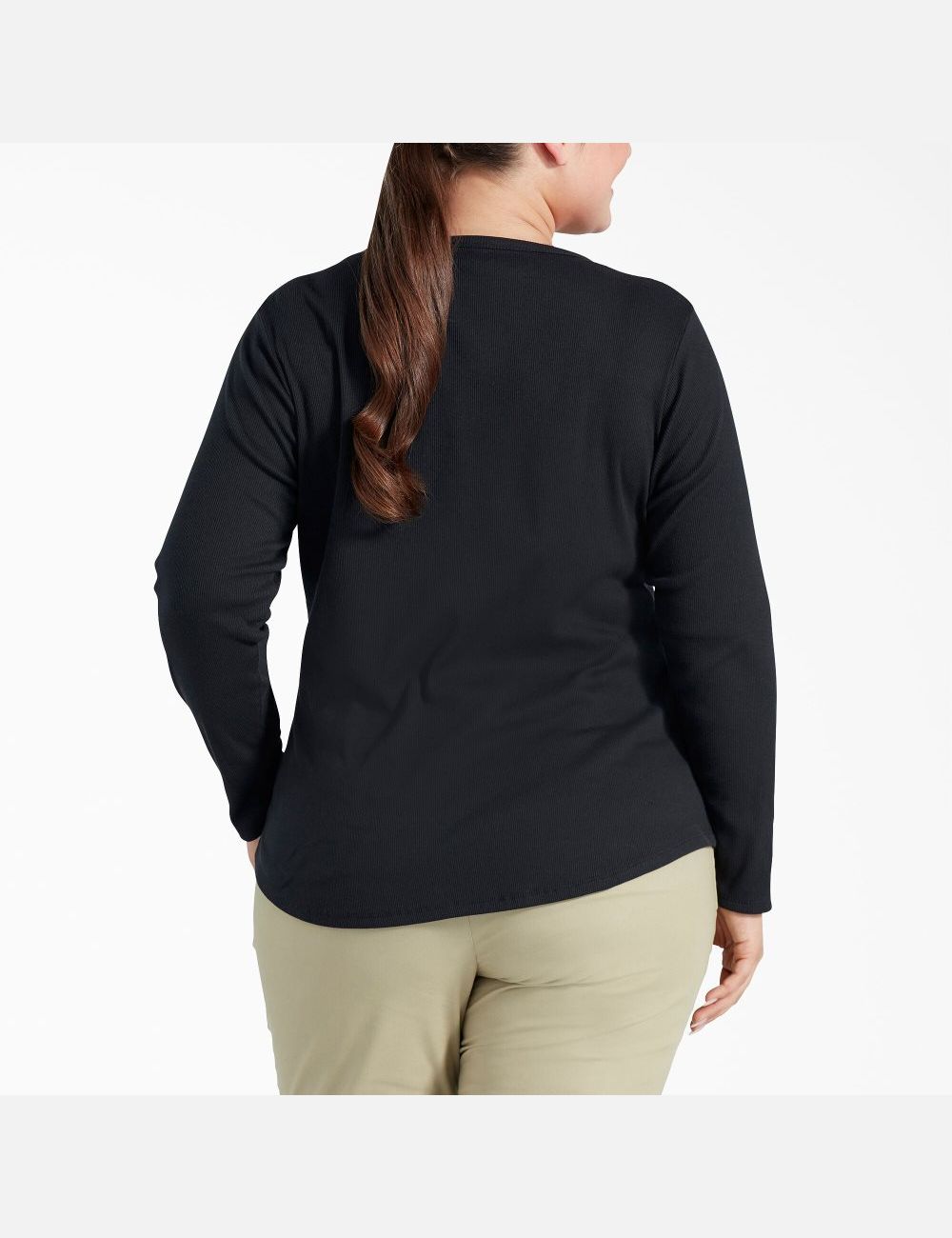 Hauts Dickies Plus Henley Shirt Noir | 780IOKUQA