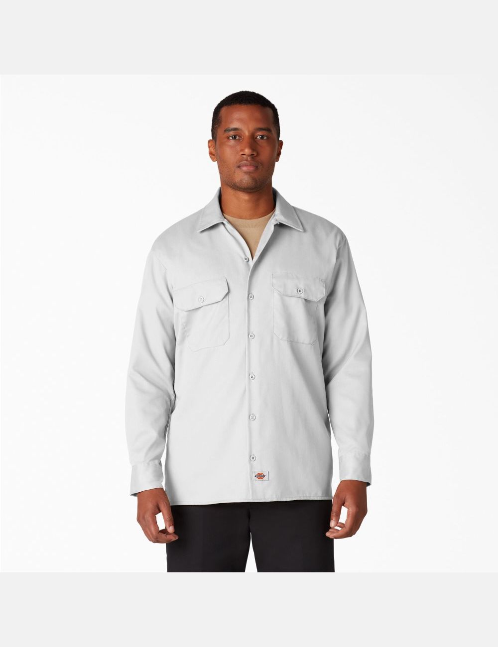 Hauts Dickies Travail Shirt Blanche | 987YQUJRI