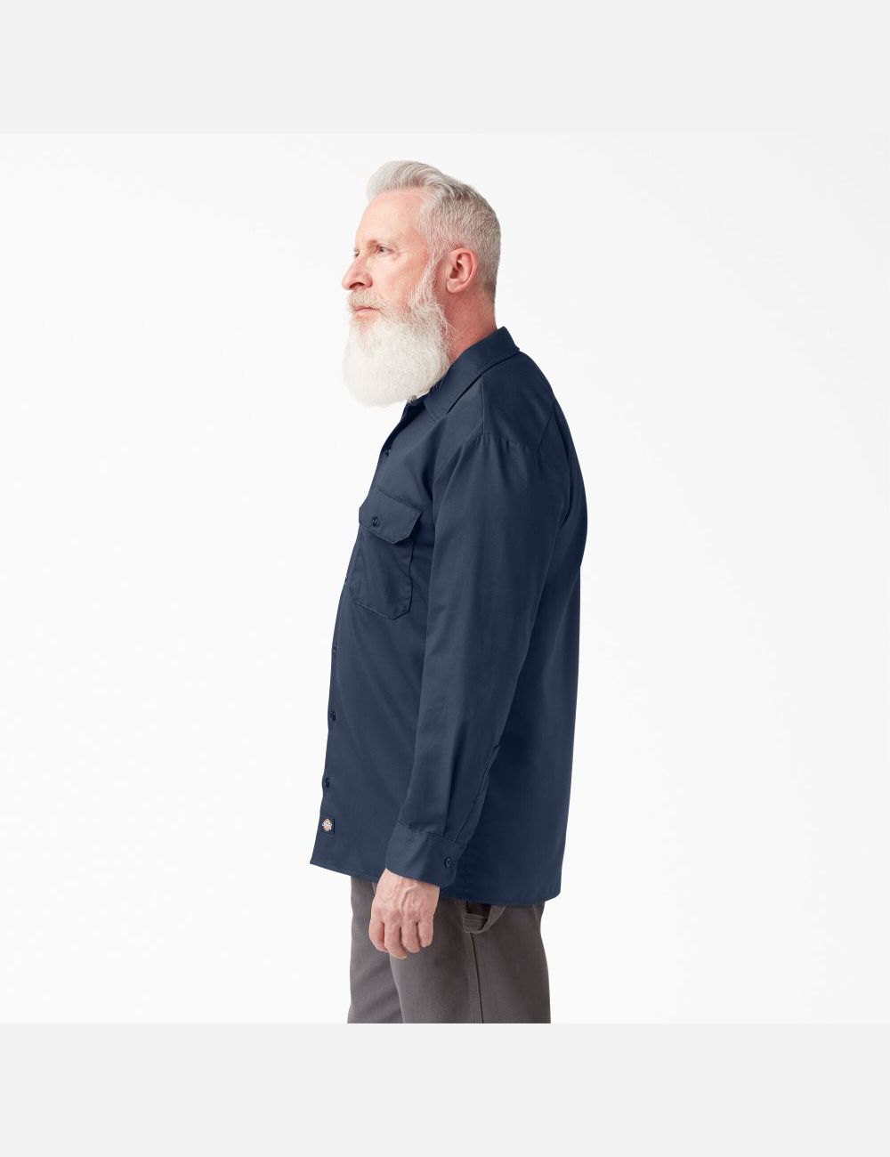 Hauts Dickies Travail Shirt Bleu Marine Bleu | 675XTYKQB