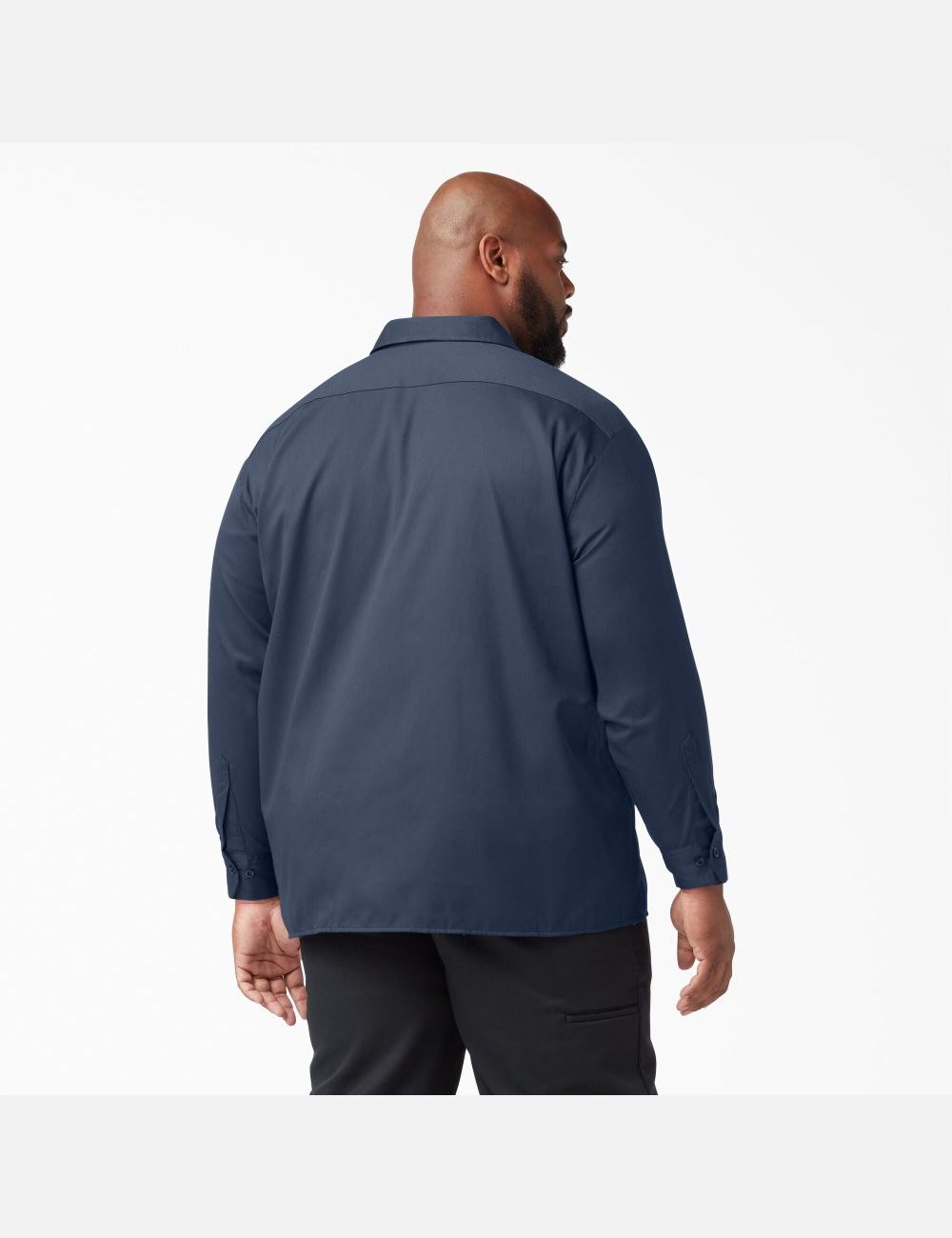 Hauts Dickies Travail Shirt Bleu Marine Bleu | 675XTYKQB