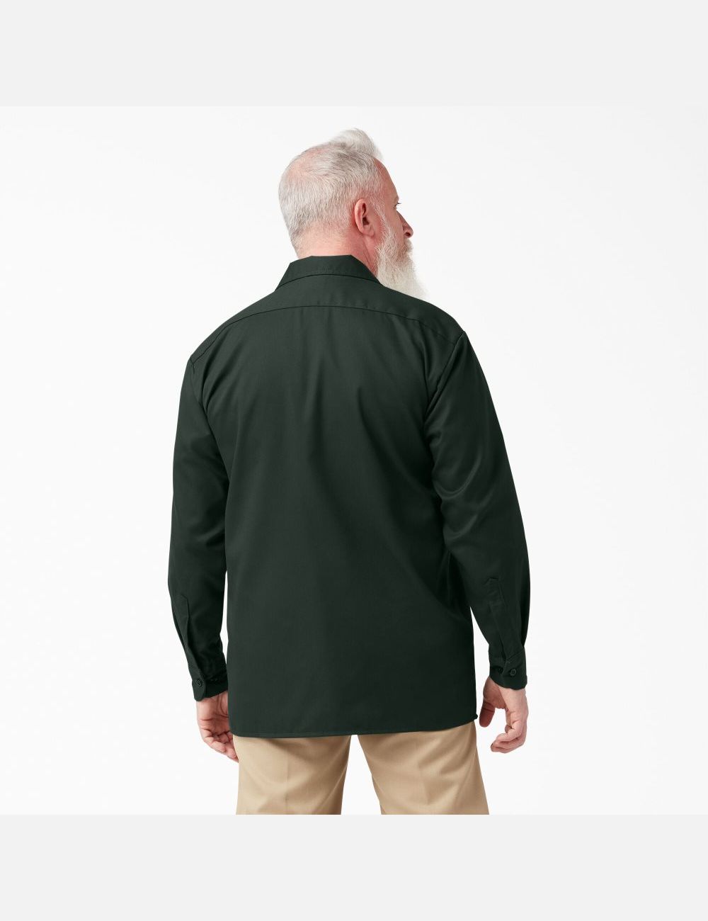 Hauts Dickies Travail Shirt Vert | 862NTFXRZ