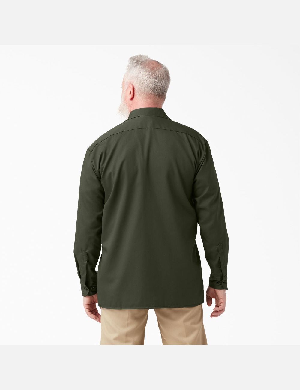 Hauts Dickies Travail Shirt Vert Olive Vert | 382XBPYNA