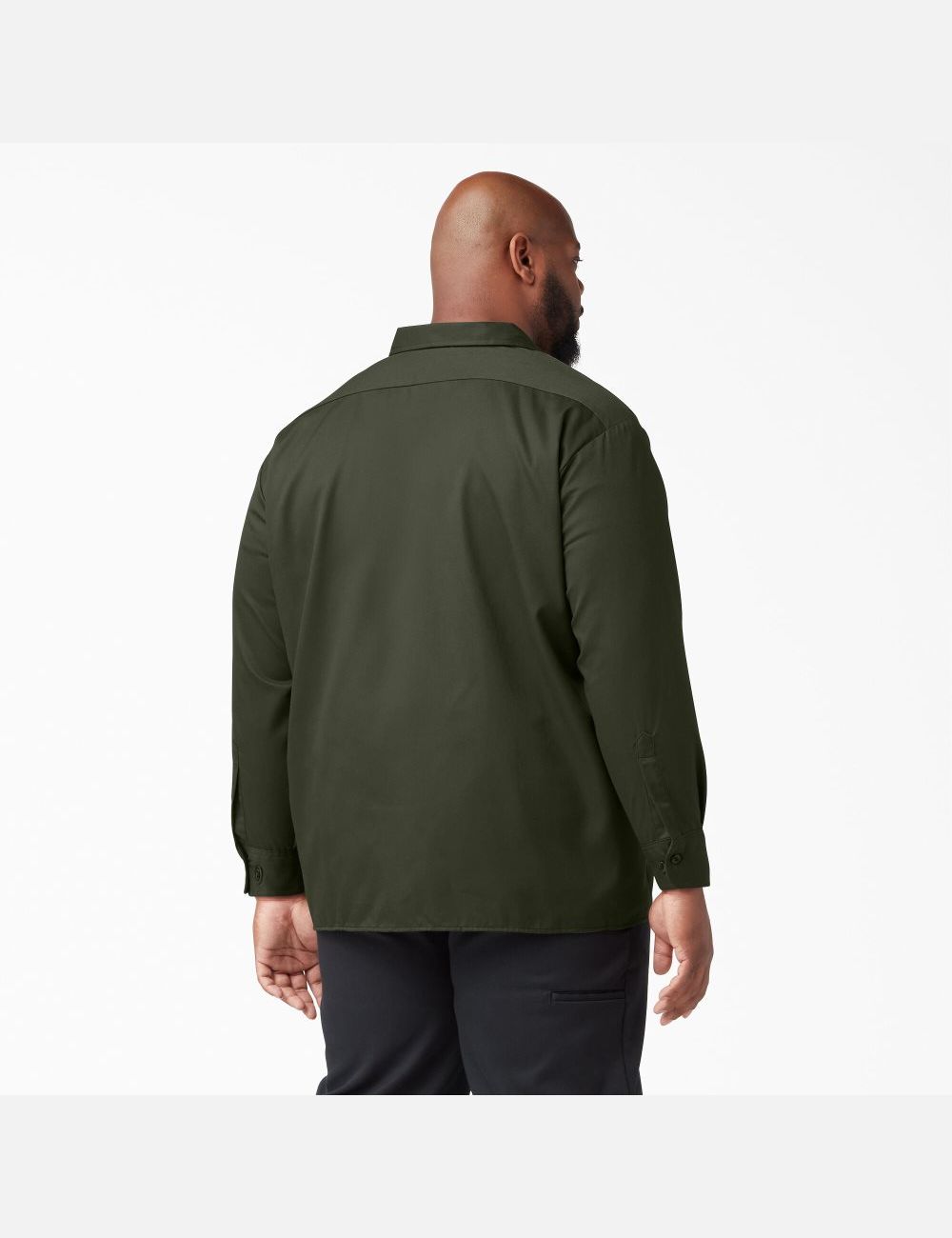 Hauts Dickies Travail Shirt Vert Olive Vert | 382XBPYNA