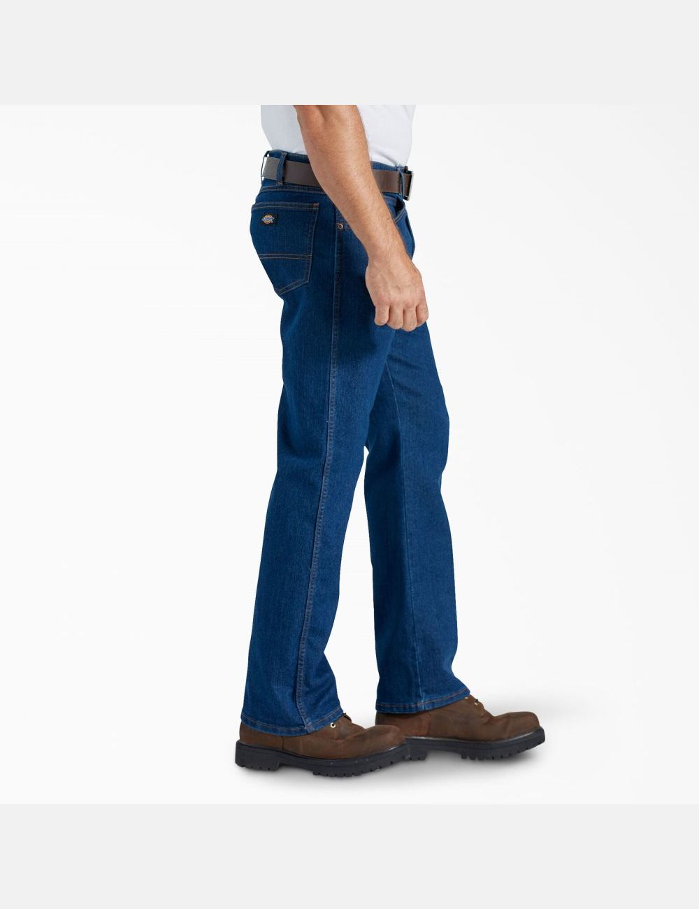 Jean Dickies Active Taille Regular Fit Indigo Bleu | 796UKASYF