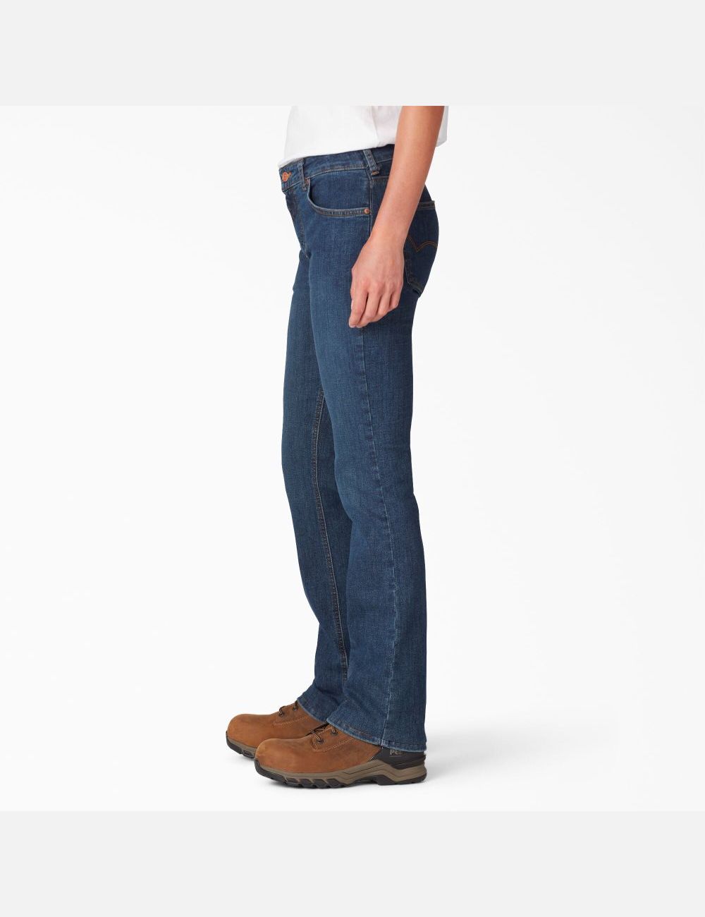 Jean Dickies Perfect Shape Denim Bootcut Indigo Bleu | 458MDLIQW