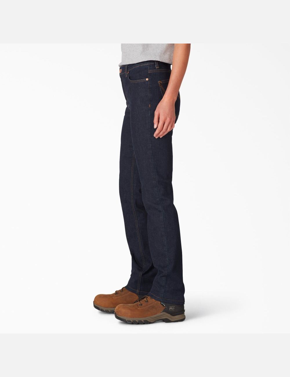 Jean Dickies Perfect Shape Denim Droit Leg Indigo Bleu | 148AWDUZH