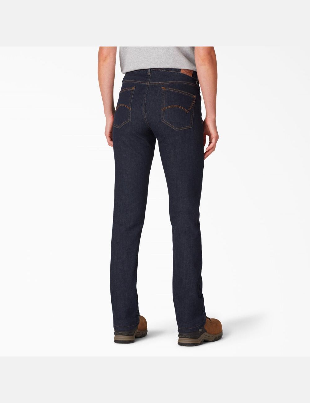 Jean Dickies Perfect Shape Denim Droit Leg Indigo Bleu | 148AWDUZH