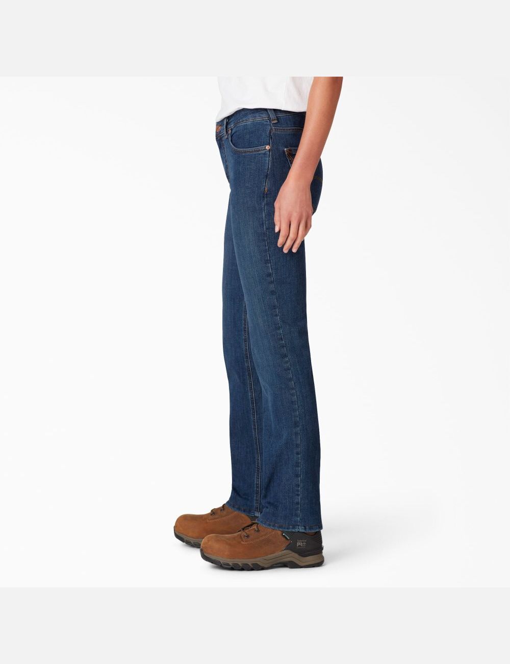 Jean Dickies Perfect Shape Denim Droit Leg Indigo Bleu | 816QLEOYS