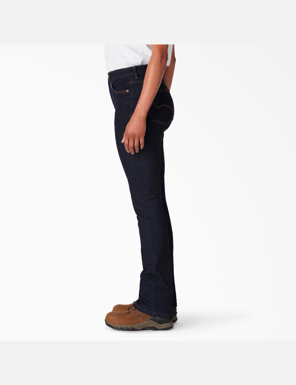 Jean Dickies Perfect Shape Denim High Taille Bootcut Indigo Bleu | 410MZFUVO